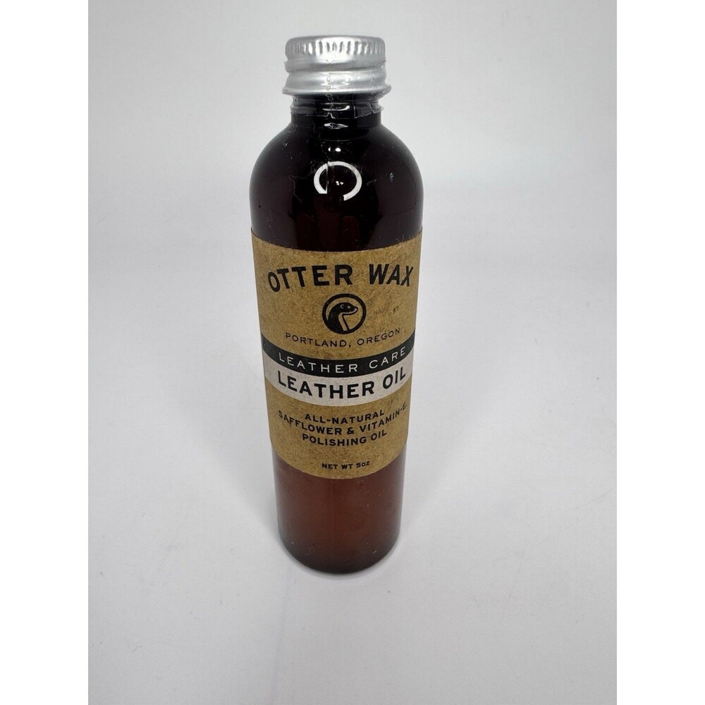 Otter Wax Leather Oil | 5oz Premium All-Natural Leather Conditioner | USA MADE
